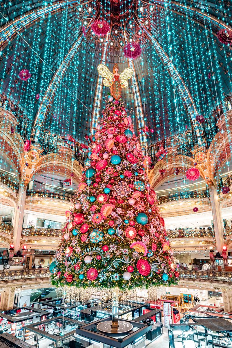 Les Galeries Lafayette à Noël